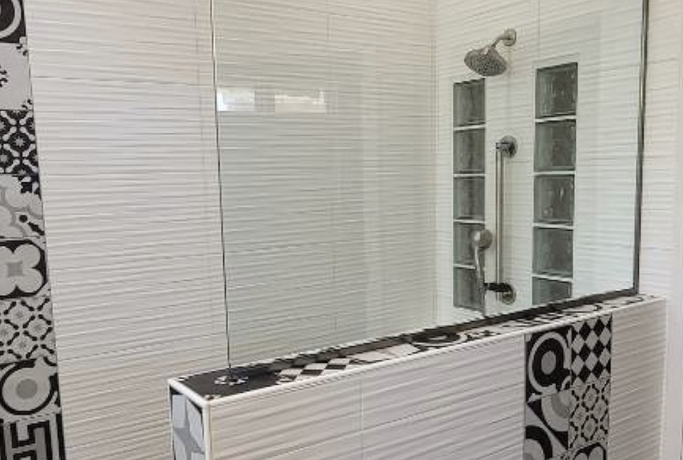 Add Design to Your Bathroom Consider a Pony Wall